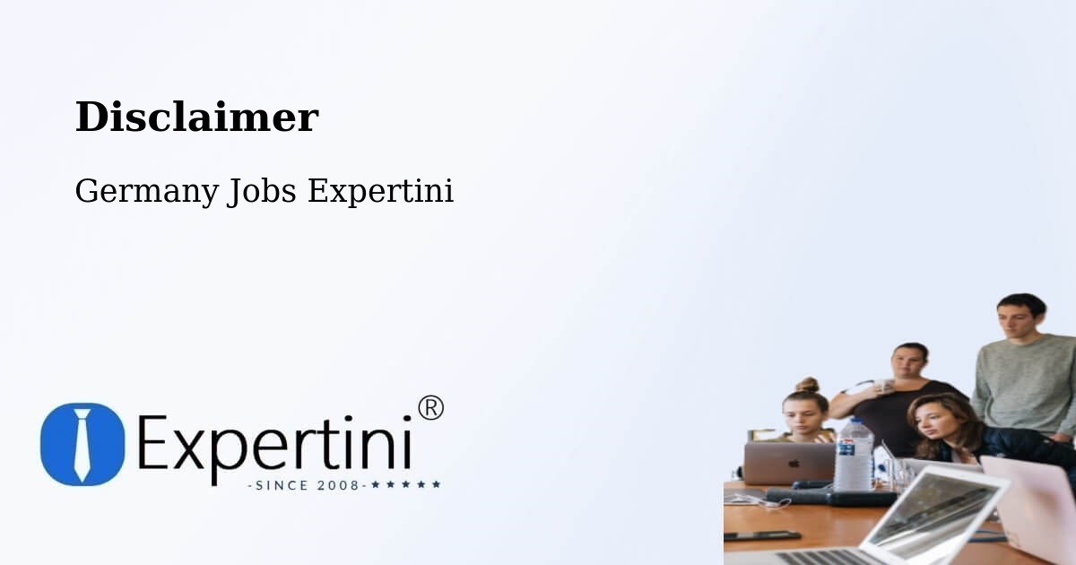 Disclaimer – Sievershütten - Germany Jobs Expertini
